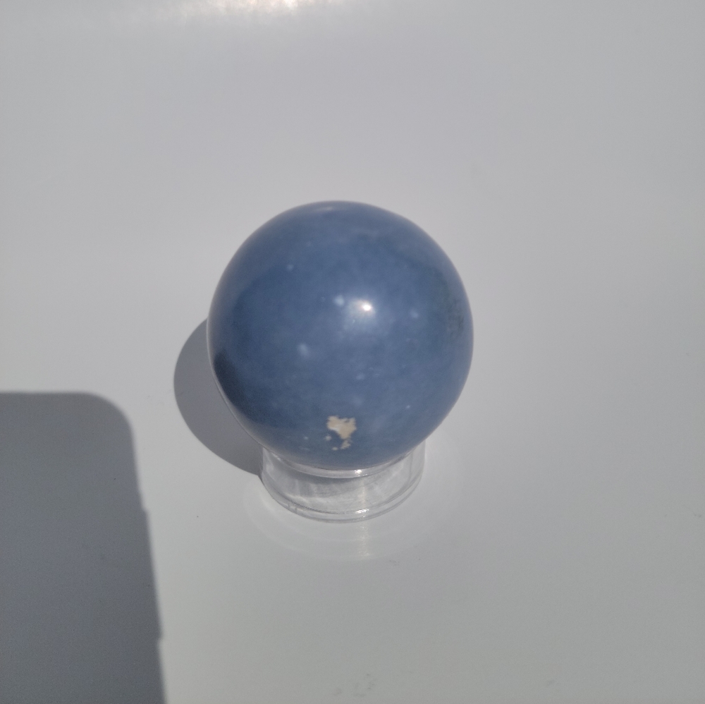 Blue Angelite sphere
